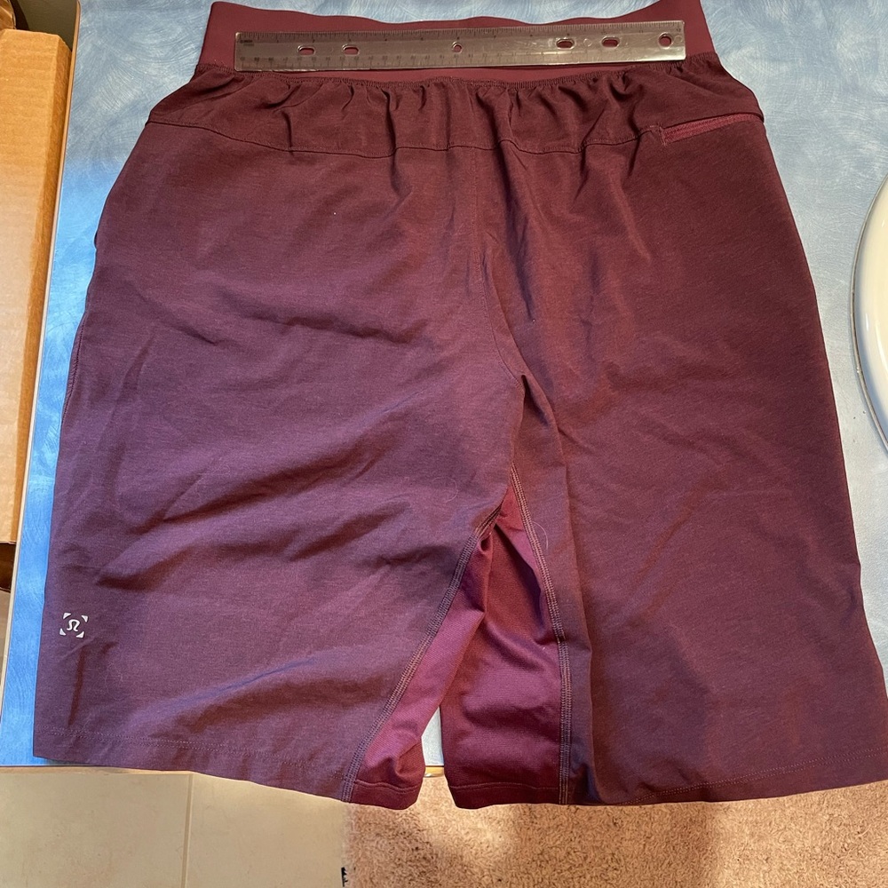 Men's Burgundy Lululemon Shorts